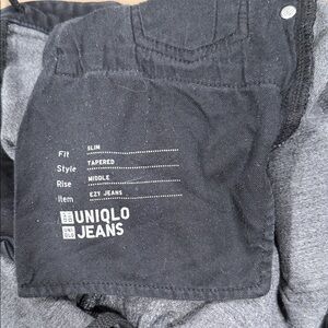 Uniqlo Men's Dark Gray Slim Jeans